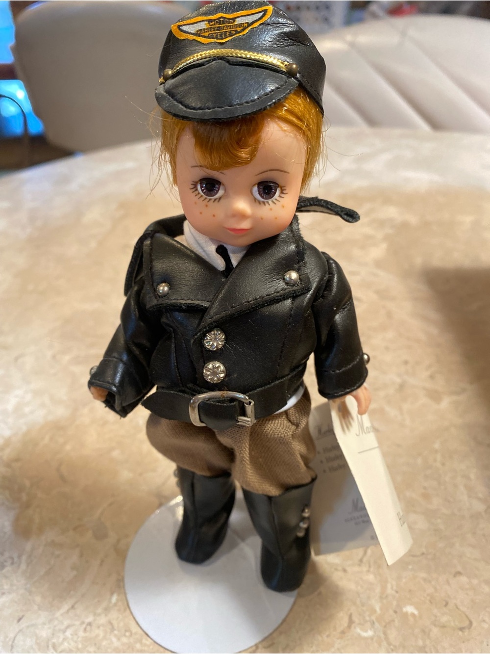 Madame Alexander Black Jacket Doll with Tan Pants and Auburn Hair